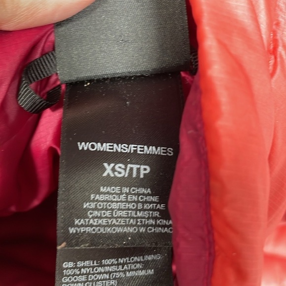 THE NORTH FACE Puffer Jacket Coat 700 Down Filled Orange Pink Size XS - Picture 9 of 15
